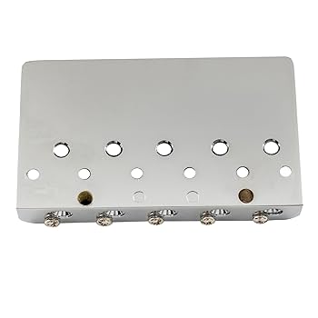 Amazon.co.jp: Musiclily Pro 17mm弦ピッチ 5弦ベース用ブリッジ